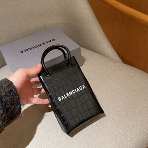 Balenciaga fish print phone bag
